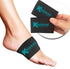 Arch Support Compression Sleeves for Feet Pain, Foot Care, Heel Spurs, Flat Arches Made with 88% Cooper Nylon 12 % Spandex (Black- One Size Fits All Sold as Pair)