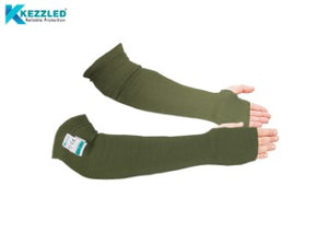 KEZZLED®- safety sleeves, safety products, Protective Arm Sleeves, Arm Guards Thumb Hole Black