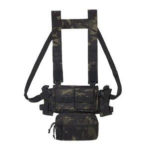 IBEX+ Tactical Vest, Combat Training Vest for Shooting, Hunting, Camping & Adventure Sports. Fully Modular, Ultra-Light, Breathable and Adjustable Outdoor Chest Rig.