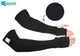 KEZZLED®-Protective Arm Sleeves, Arm Guards Thumb Hole Black