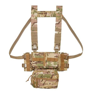 IBEX PLUS Tactical Vest, Outdoor Chest Rig, Combat Training Vest for Shooting, Hunting, Fishing, Camping & Adventure Sports. Fully Modular Micro Fight Chest Rig Ultra-Light, Breathable and Adjustable.